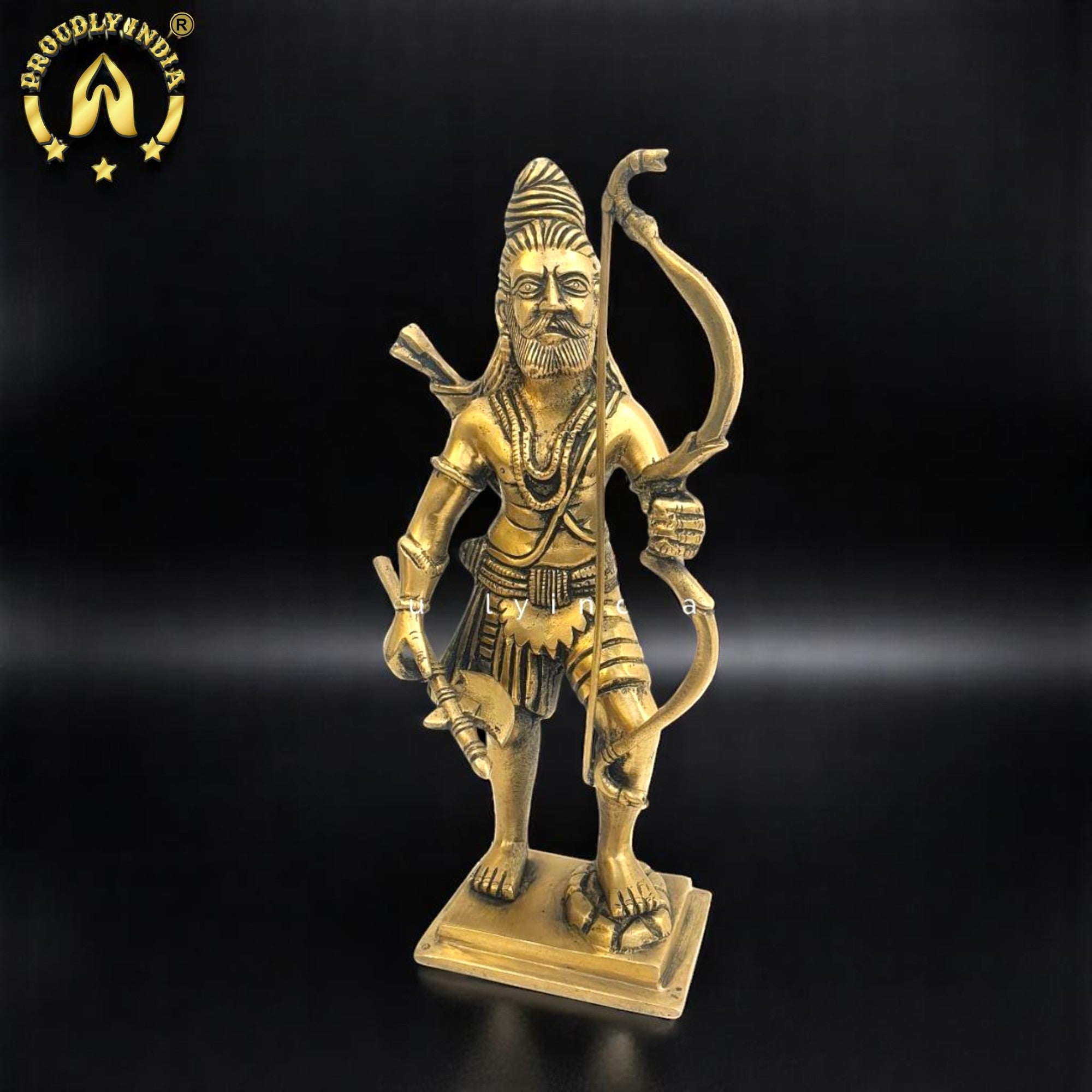 10" Brass Lord Parshuram Idol