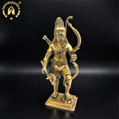 10" Brass Lord Parshuram Idol