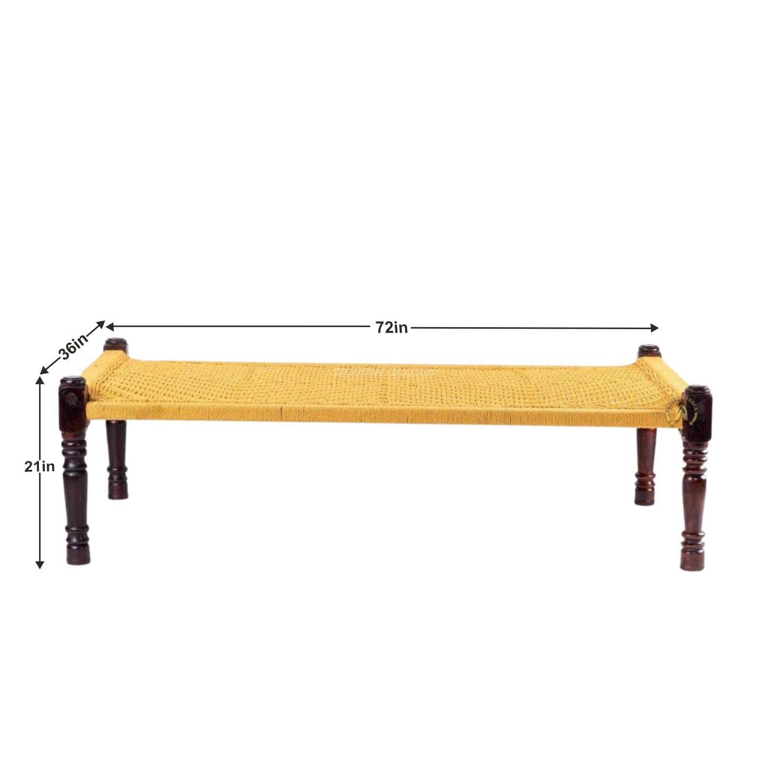Indian Yellow Charpai Daybed