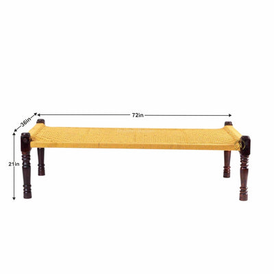 Indian Yellow Charpai Daybed