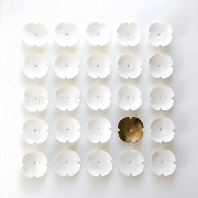 One In Bloom Iron Wall Art