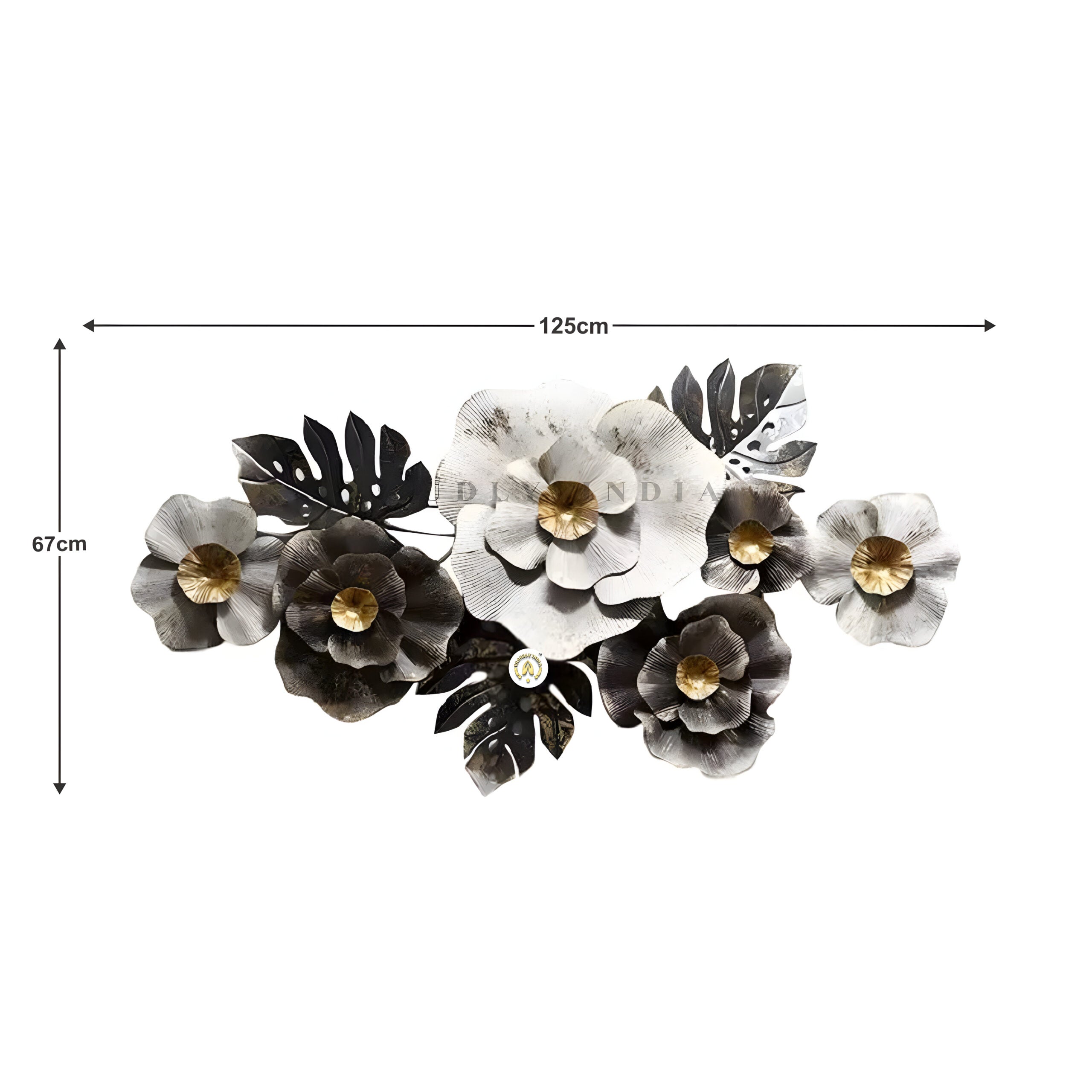 Gilded Dusk Florals Wall Art