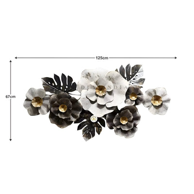 Gilded Dusk Florals Wall Art