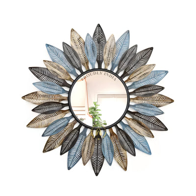 Feathered Bloom Mirage Wall Mirror