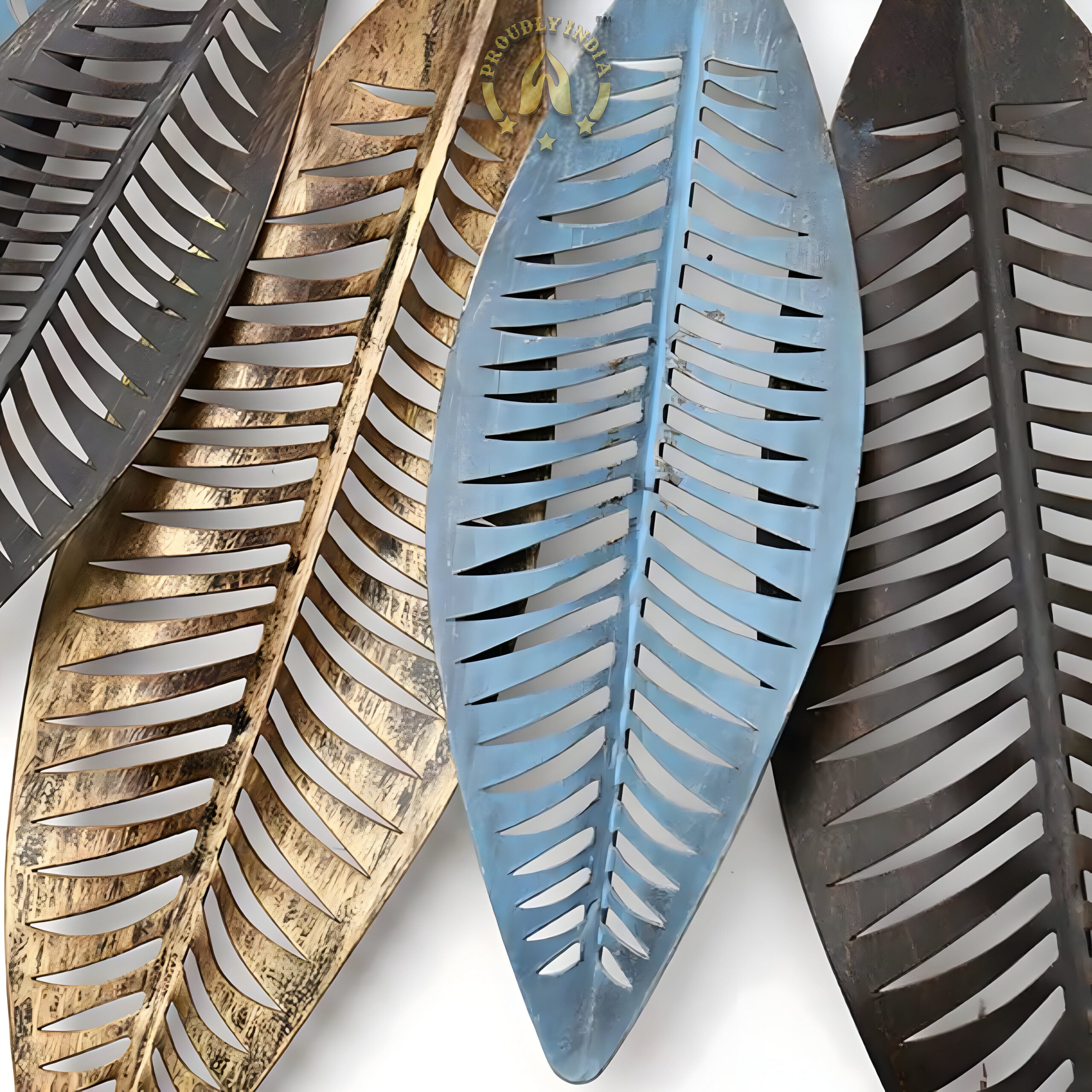 Feathered Bloom Mirage Wall Mirror