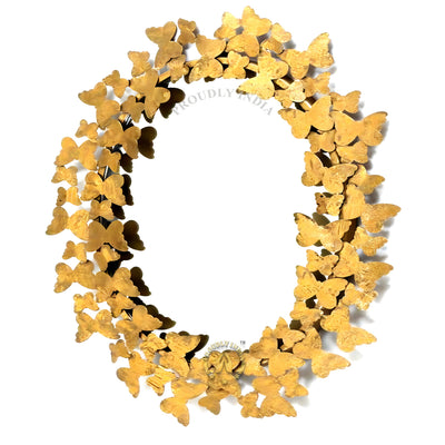 Buttergold Flight Wall Mirror