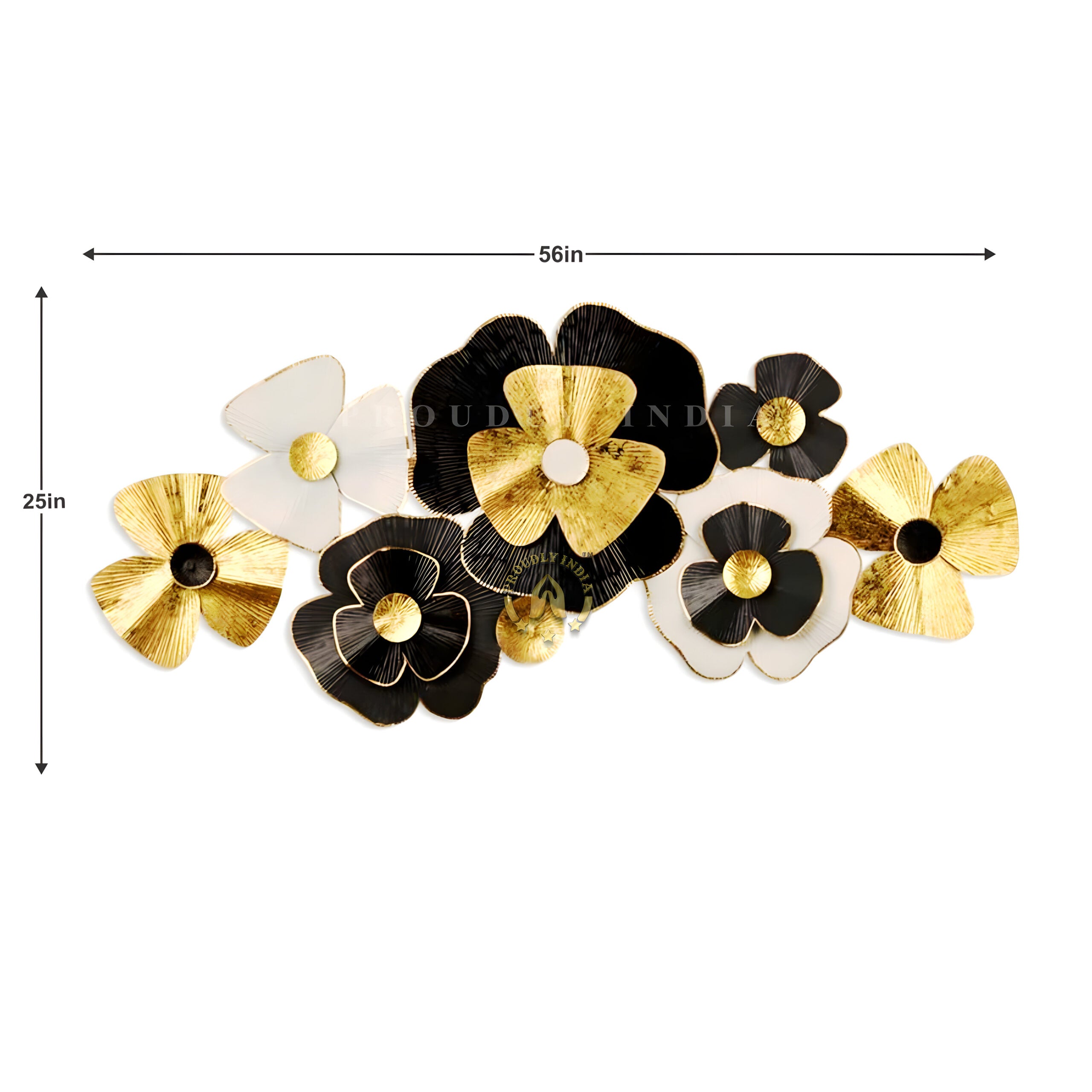 Noir Bloom Symphony Wall Art Mural