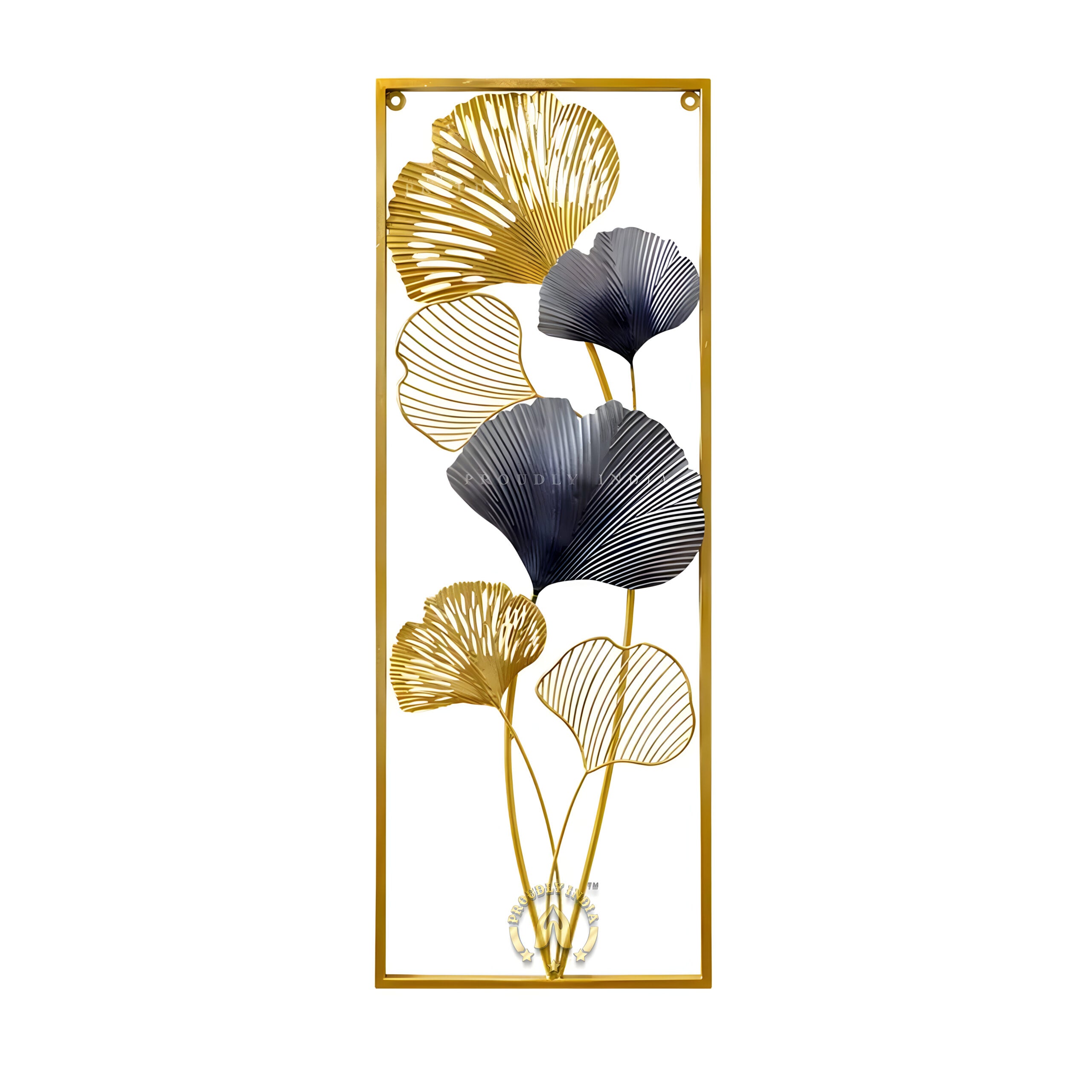 Twilight Botanica – Set of 2 Metal Floral Wall Panels