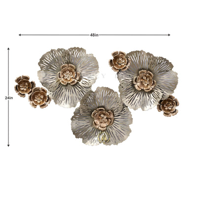 Blossom Radiant Mirage Iron Wall Mural