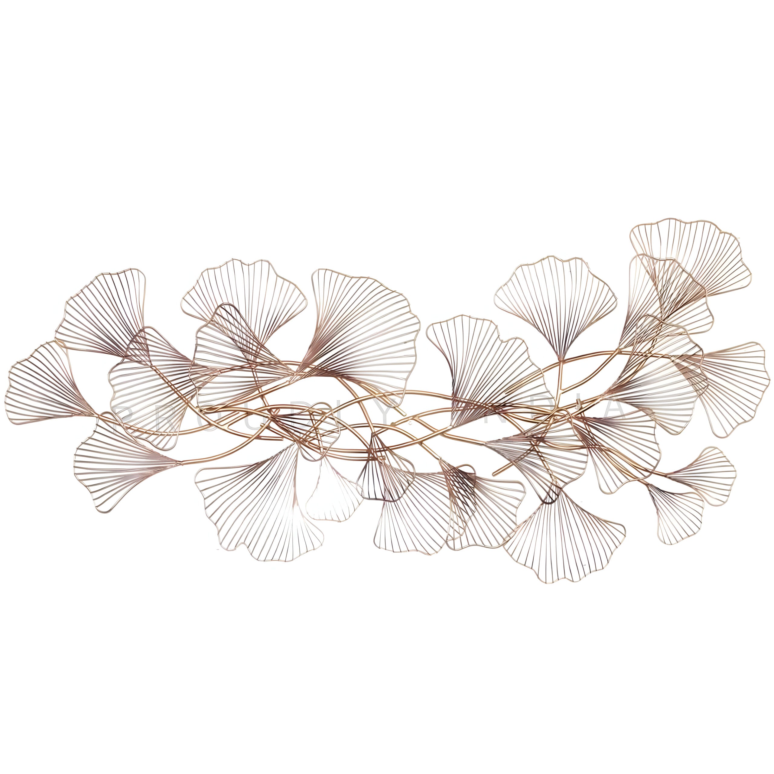 Whispers of Wind Ginkgo Flow Wall Sculpture