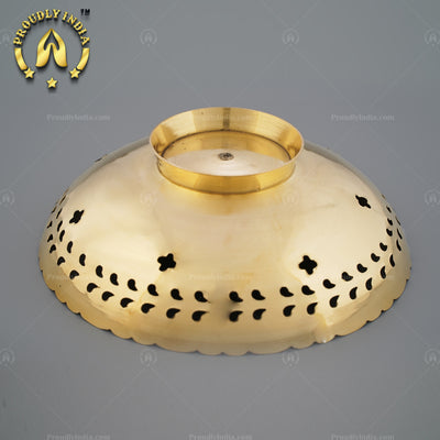 Set Of 3 Brass Decorative Fruit Basket
