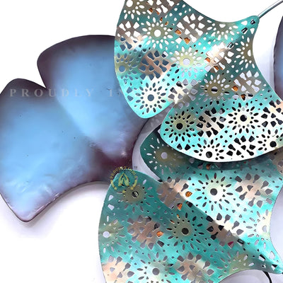 Aqua Drift Harmony Wall Art Mural