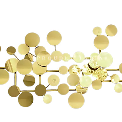 Golden Sonata Drift Wall Art