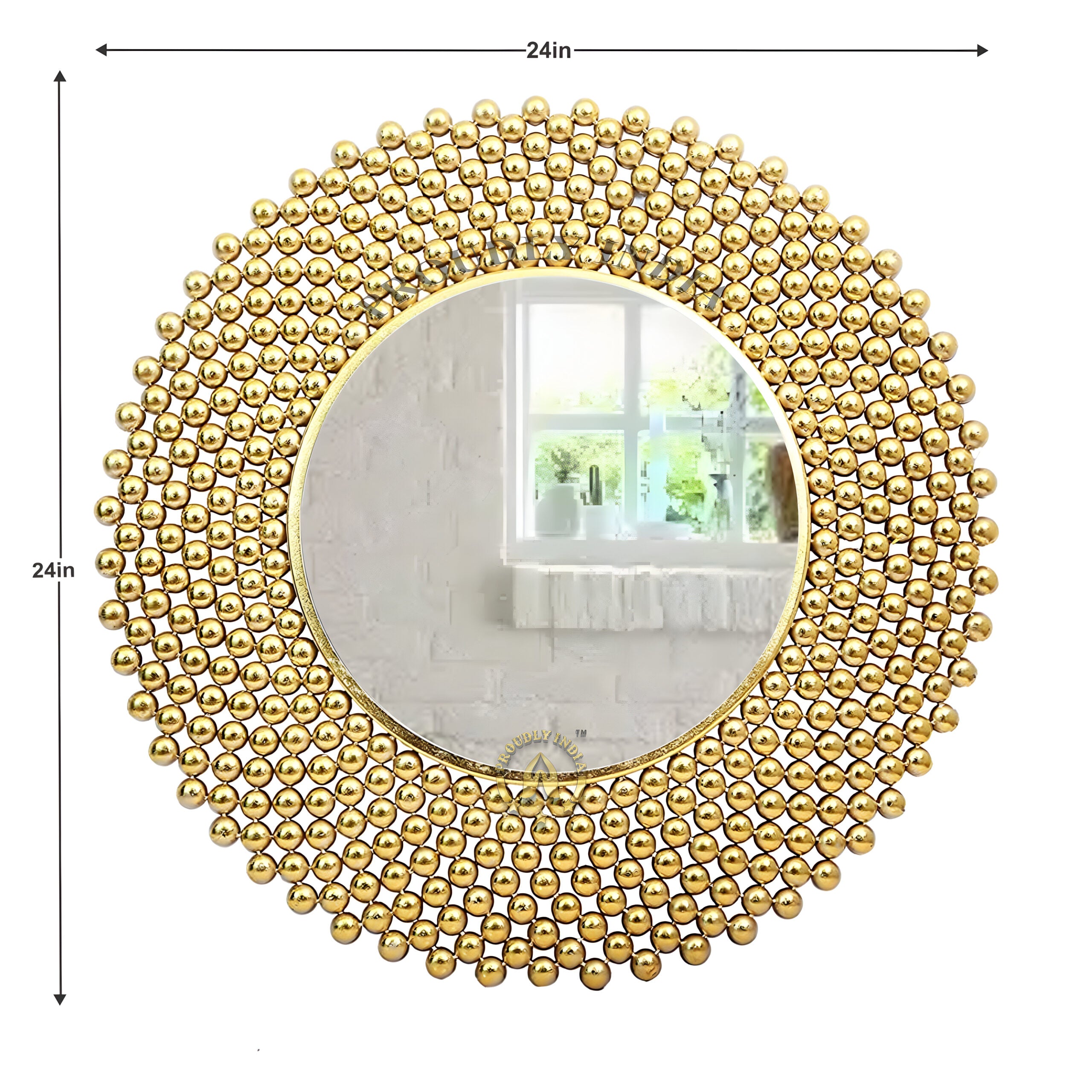 Golden Halo Mirage Wall Mirror