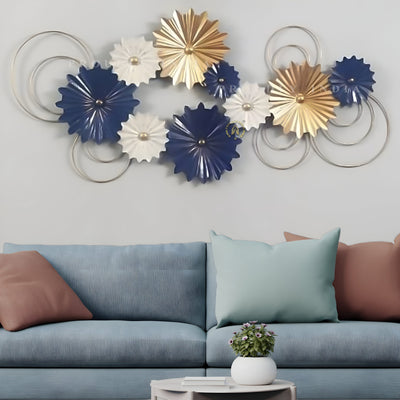 Celestial Bloom Halo Wall Art Mural