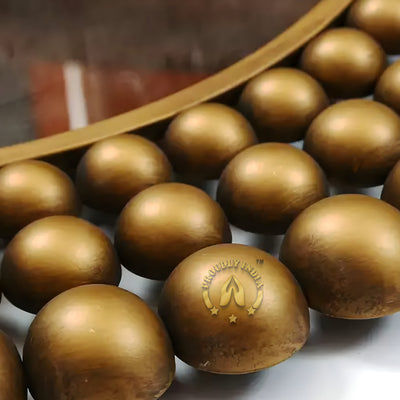 Golden Orbit Wall Mirror