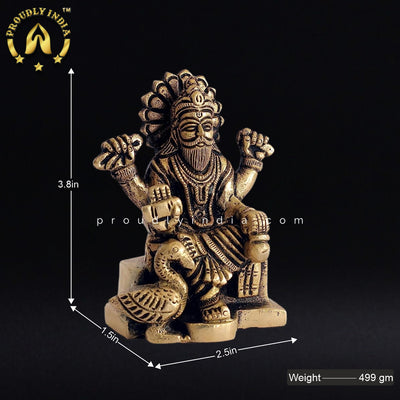 3.8" God Vishvakarma Idol