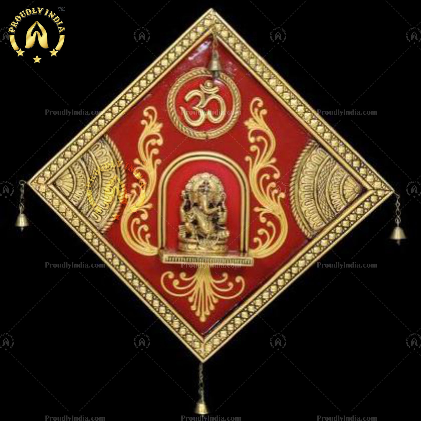 Triangular Mural Ganesh