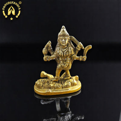 2.7" Brass Kali Mata Statue
