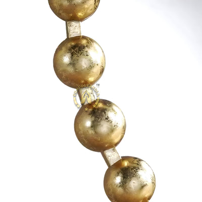 Golden Orb Halo Wall Mirror
