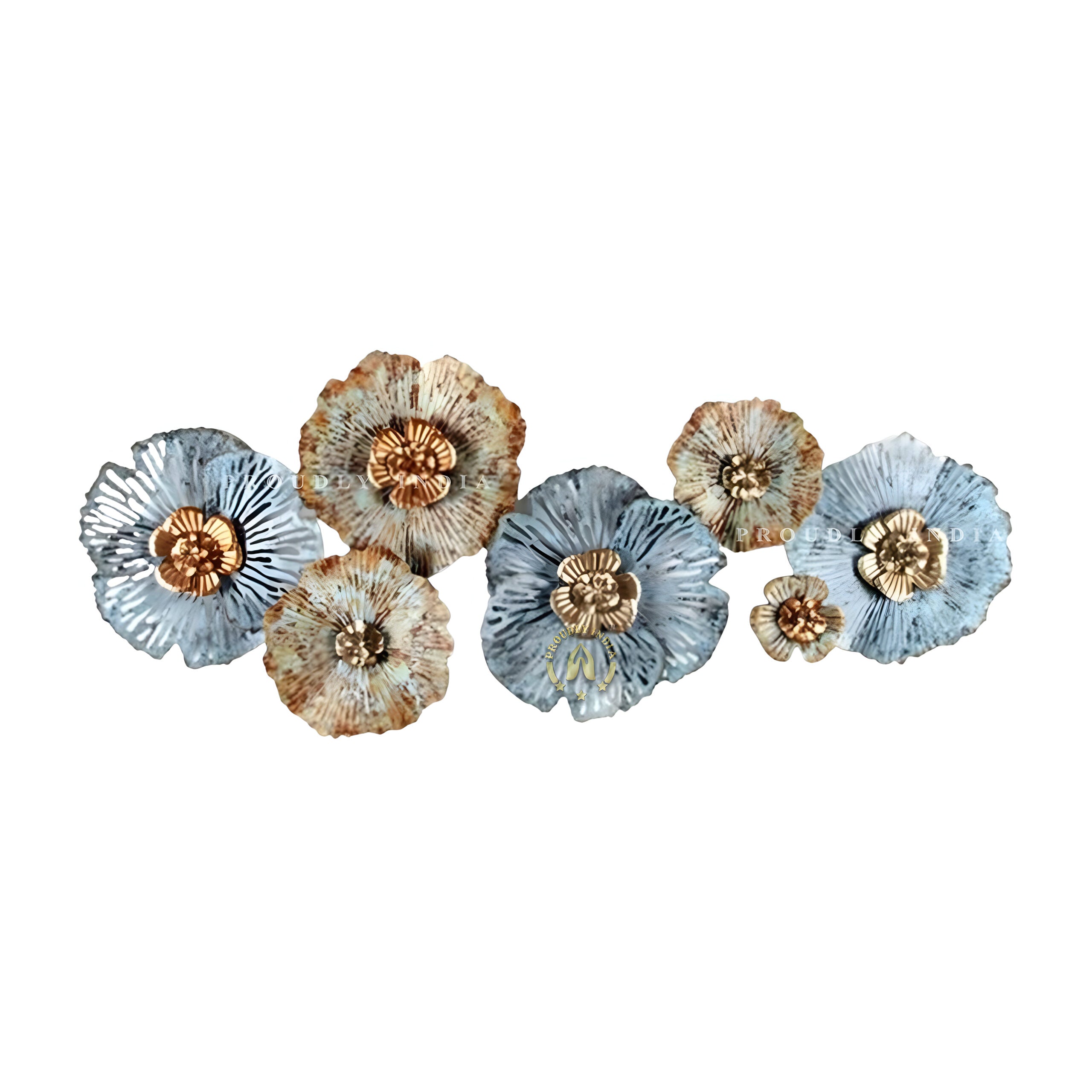 Ocean Bloom Reverie Iron Wall Art