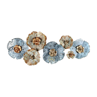 Ocean Bloom Reverie Iron Wall Art