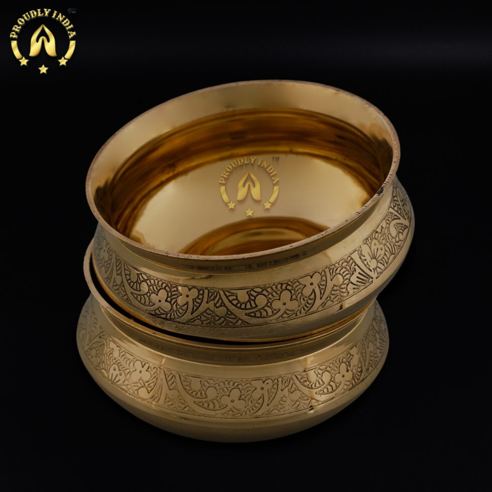 Set of 2 Engraved Serving Handi