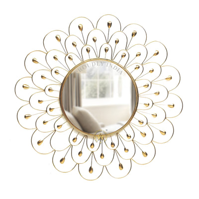 Golden Dew Radiance Wall Mirror