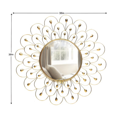 Golden Dew Radiance Wall Mirror