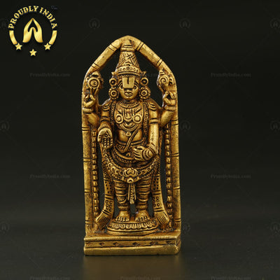 Brass Lord Venkateswara Of Tirupati Idol