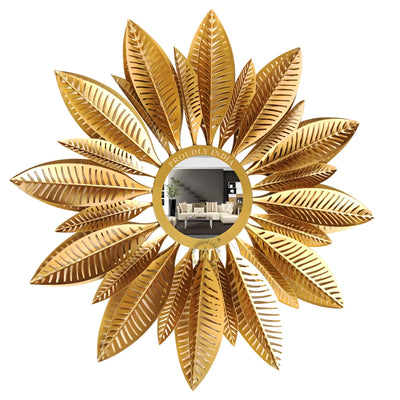 Celestial Palm Bloom Wall Mirror