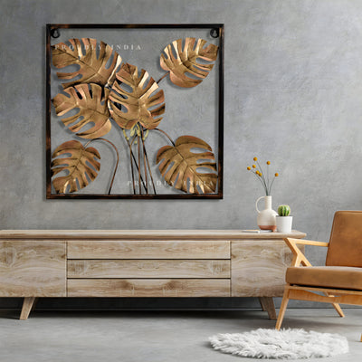 Tropic Rust Reverie Metal Wall Art Mural
