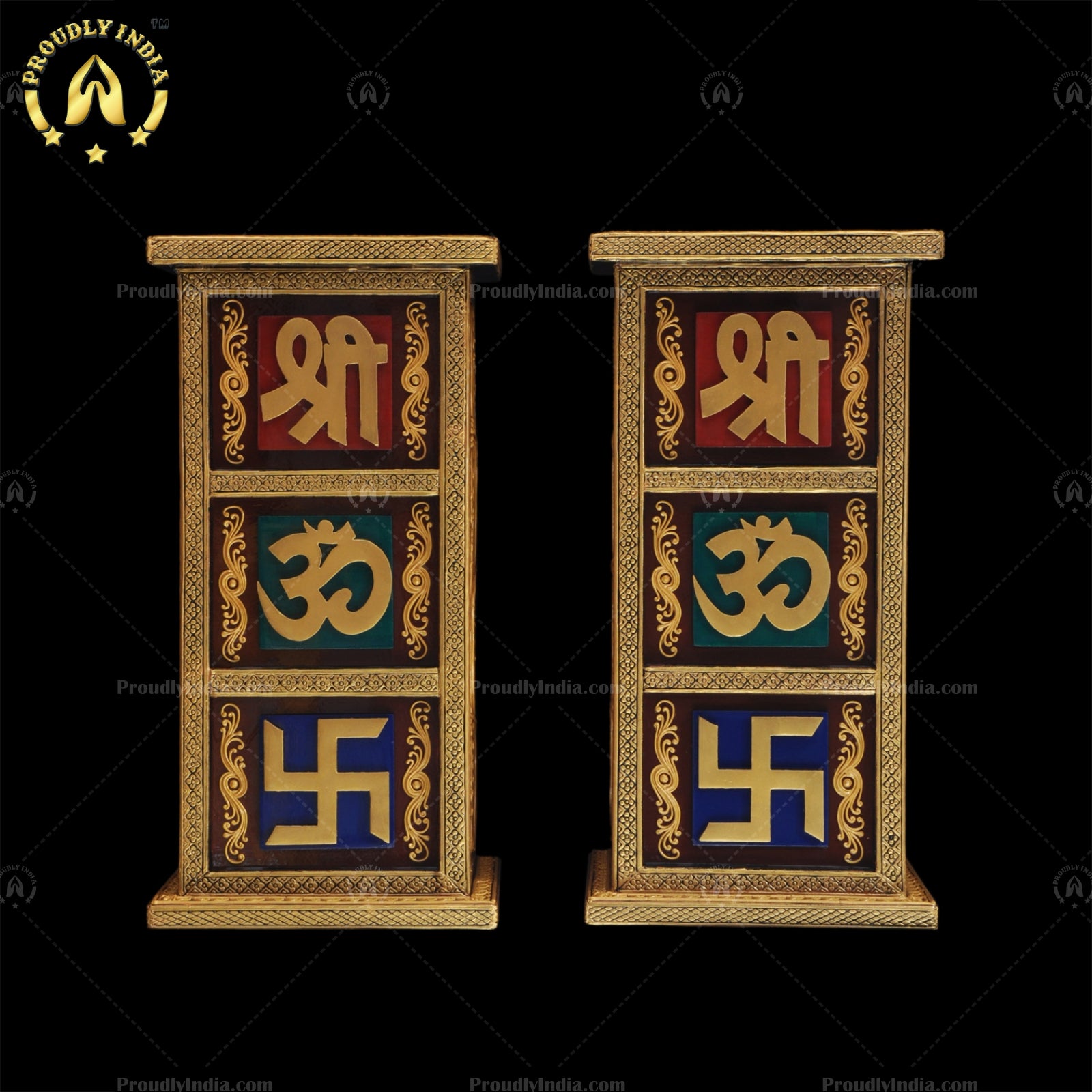 Shree Om Swastik Cansole Table Set (2pcs./Set)