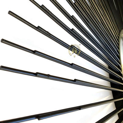Midnight Halo Metal Wall Mirror