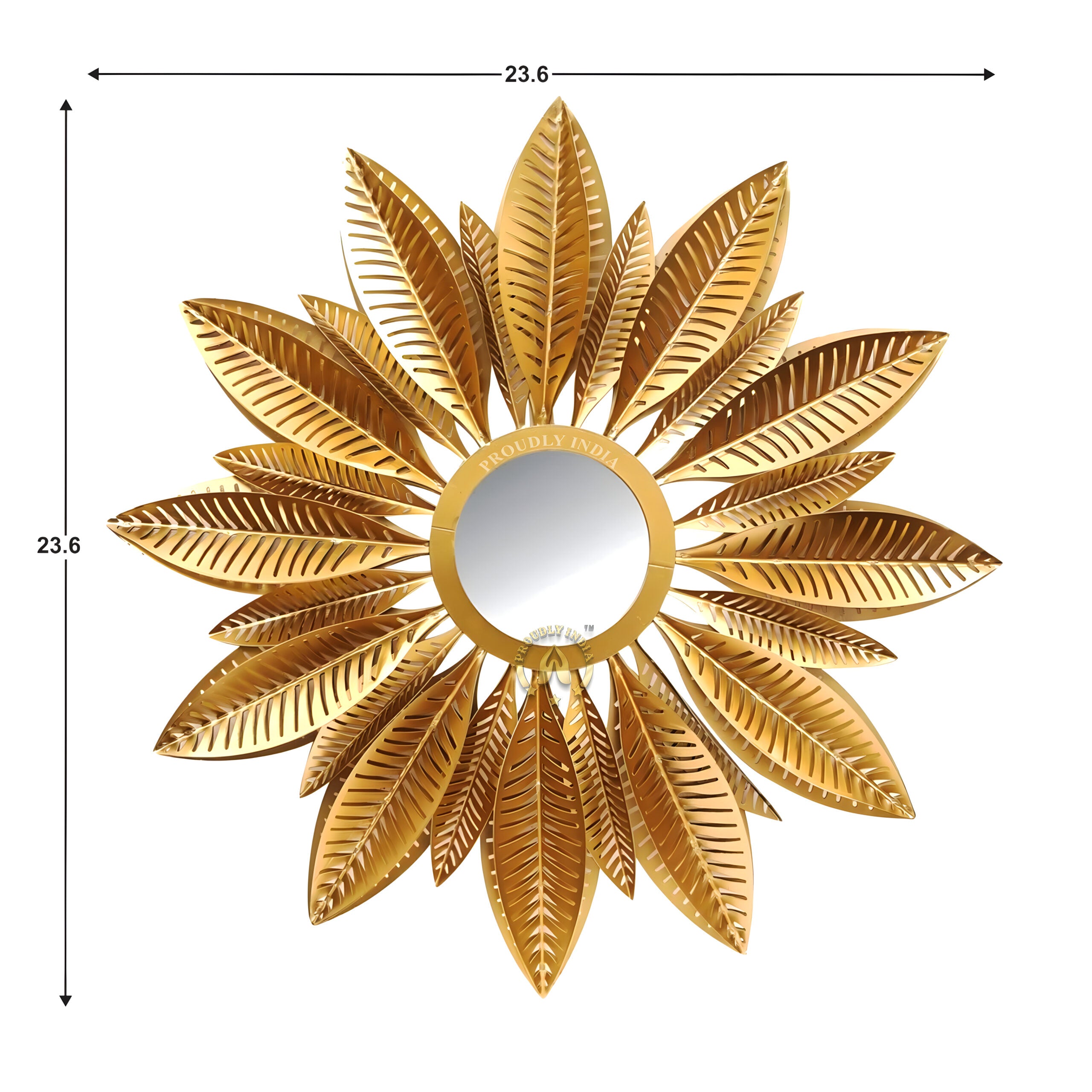Celestial Palm Bloom Wall Mirror