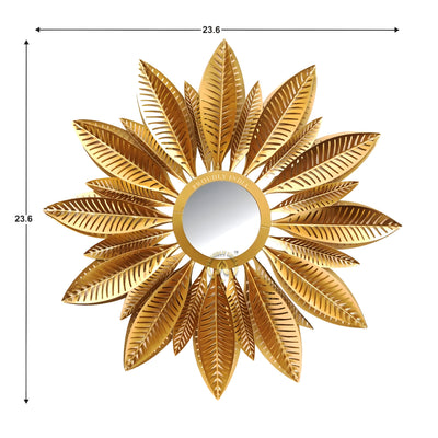 Celestial Palm Bloom Wall Mirror