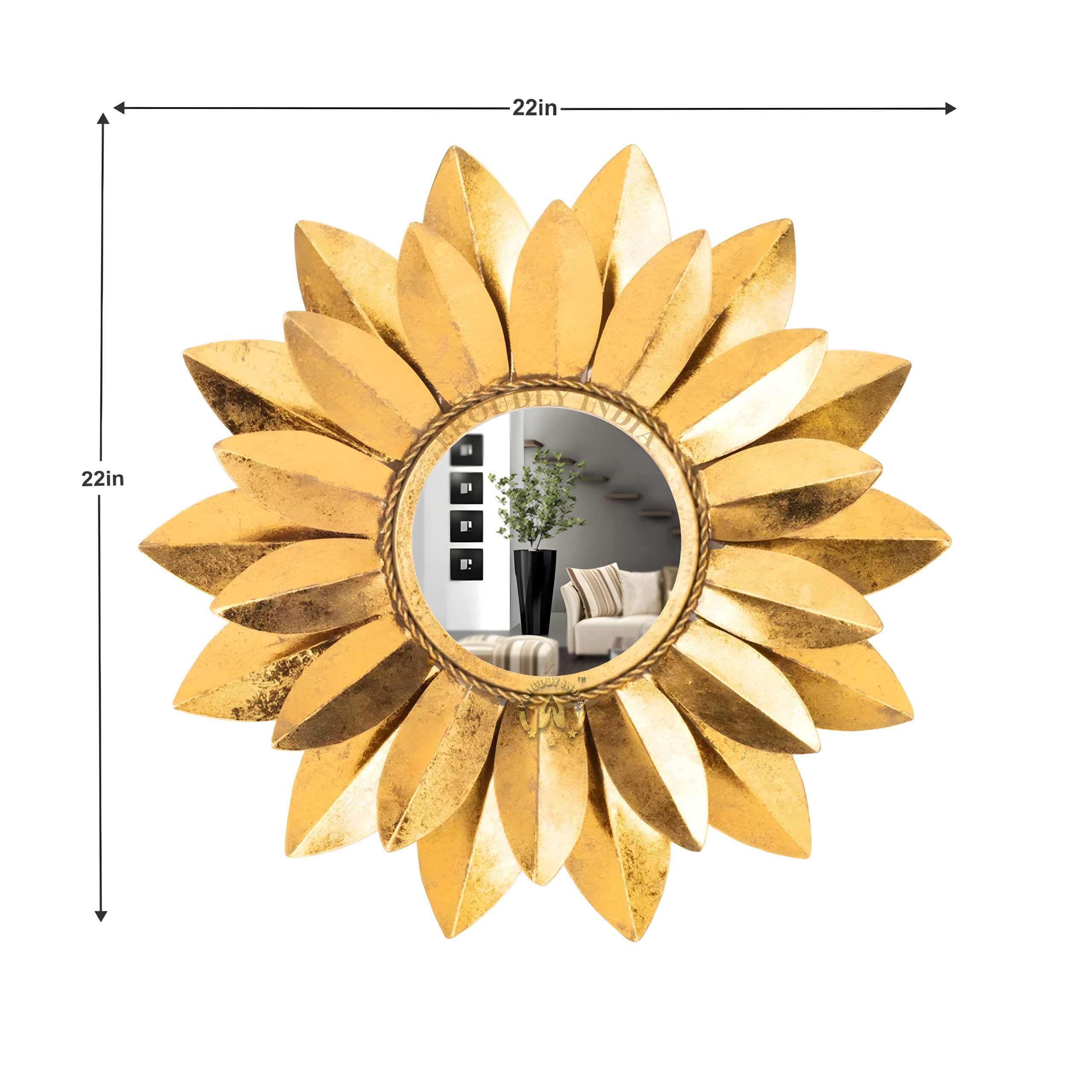 Sunpetal Luxe Bloom Wall Mirror