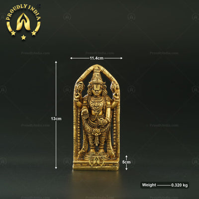 Brass Lord Venkateswara Of Tirupati Idol