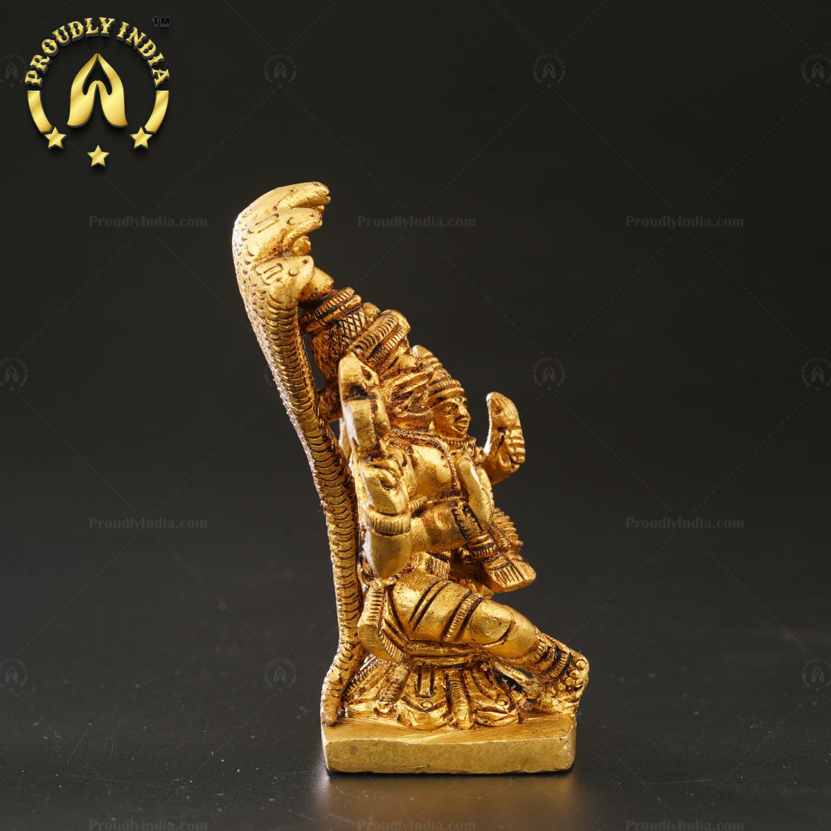 3.5" Narasimha With Lakshmi Statue