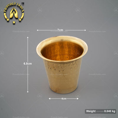 Handmade Brass Dabara Set
