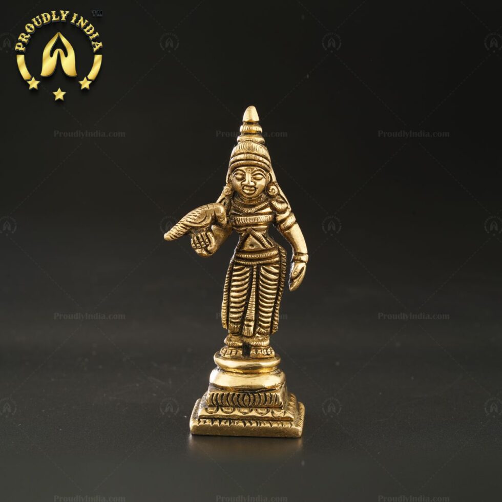 3.5" Madurai Meenakshi Amman Idol