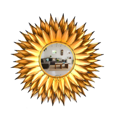 Solar Bloom Radiance Wall Mirror