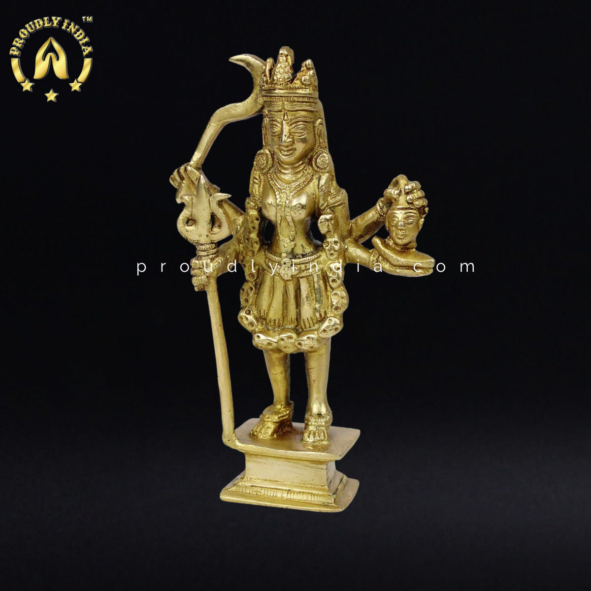Pure Brass Kali Mata Murti