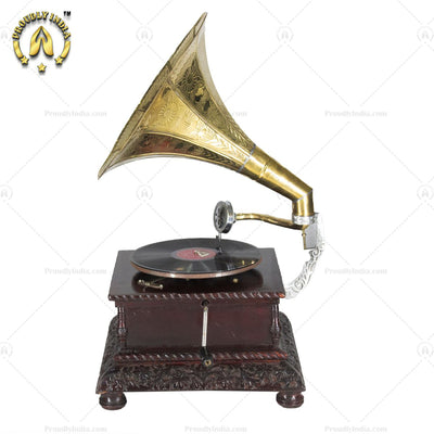 HMV Gramophone With Legs and Horn