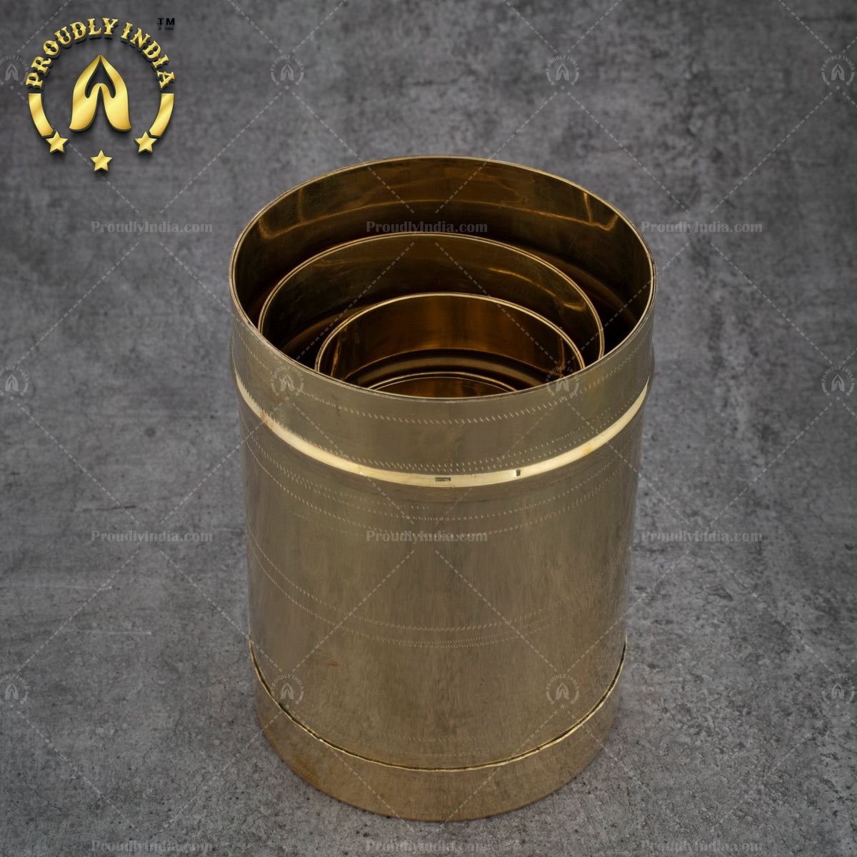 Brass Measuring Cup Set