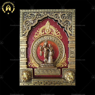 Narsinha Mural Ganesh/Sai Baba/Radha-Krishna