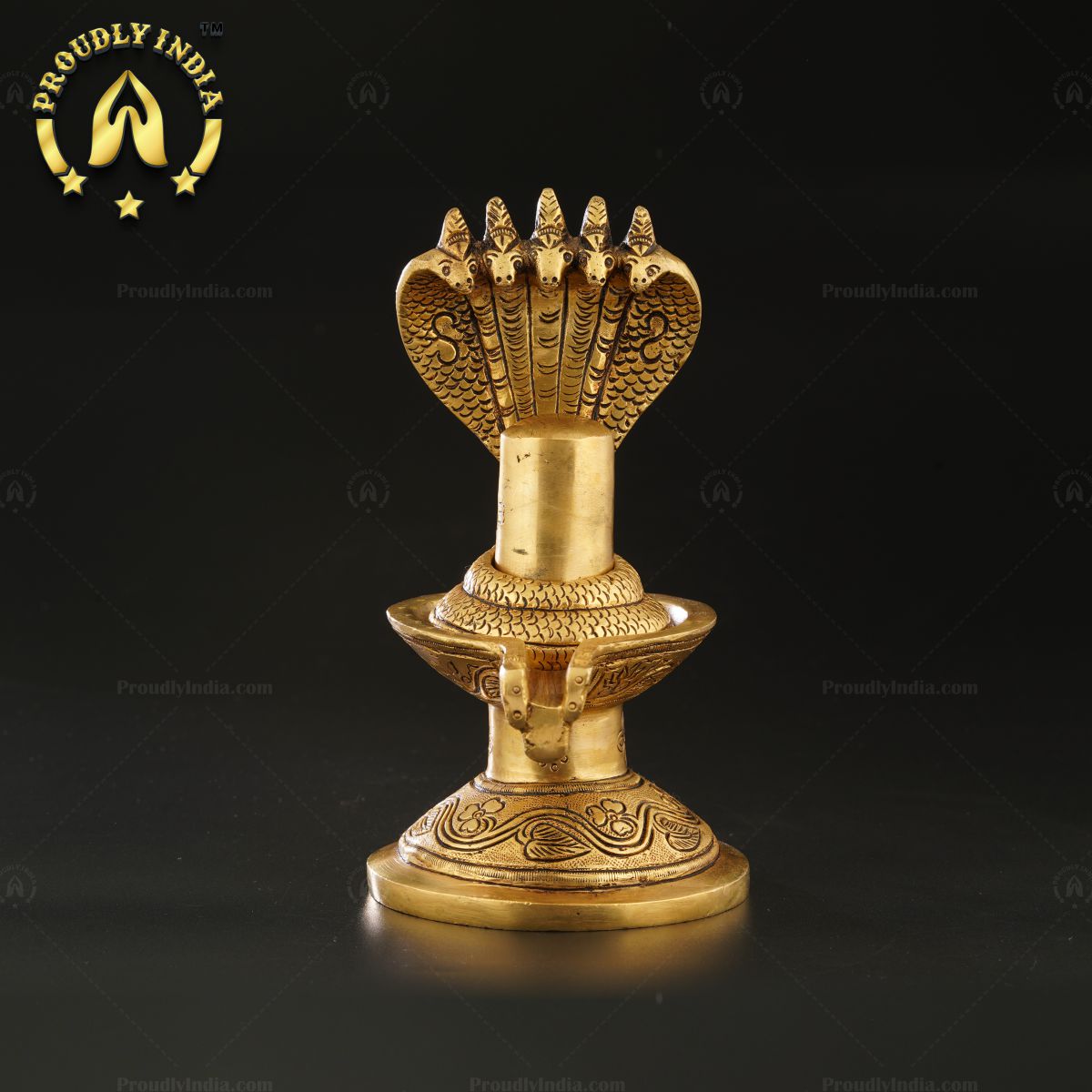Brass Shiva Lingam Statue