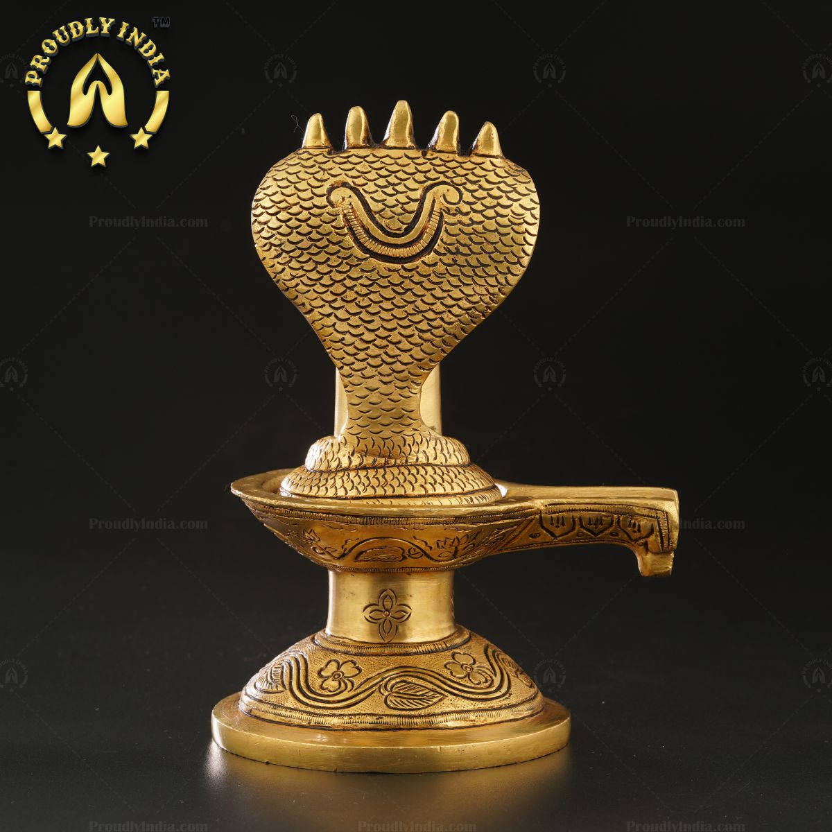 Brass Shiva Lingam Statue