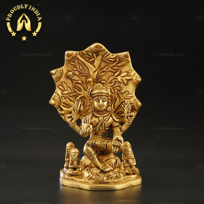 Handcrafted Brass Lord Dakshinamurthy Idol