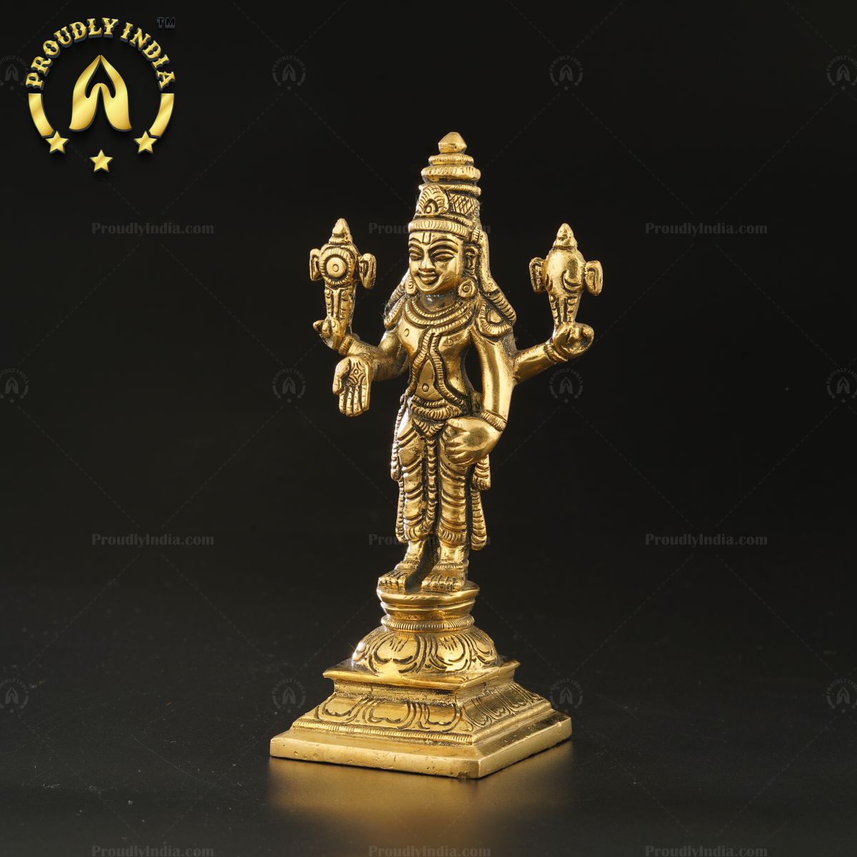 Traditional Brass Balaji Rama Handmade Idol